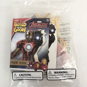 Lowes Build and Grow Iron Man Avenjet Wood Kit Marvel Avengers Assemble IRONMAN